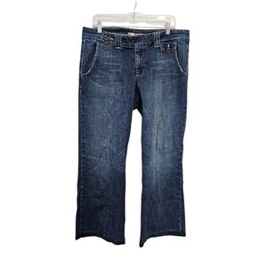 Old Navy Women's Flare Jeans - Dark Blue